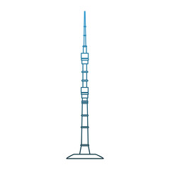 Tower isolated symbol vector illustration graphic design