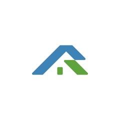 R logo icon for homes