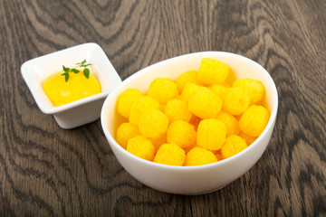 Cheese corn balls