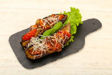 Stuffed eggplant