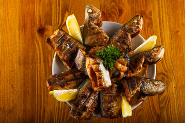Grilled trout