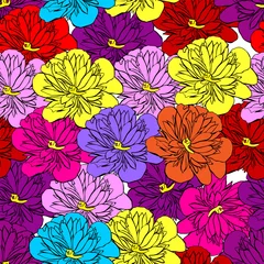 Badezimmer Foto Rückwand multi-colored buds of a blooming peony © nndanko
