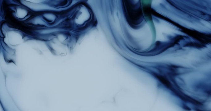 Abstract Colorful Paint Ink Explode Diffusion Psychedelic of Acrylic texture with blue marbling background