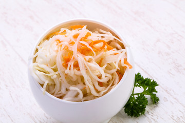 Traditional fermented cabbage