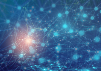 cloud storage security information, data deep learning hologram ai technology robotic, futuristic cyber network system online