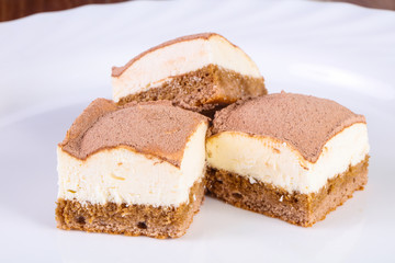 Cake with cream