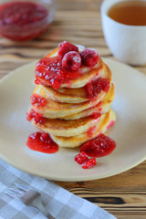 American breakfast of punkcakes