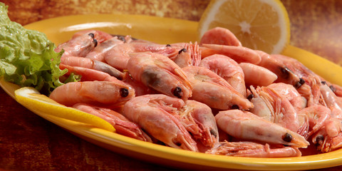 delicious grilled shrimps