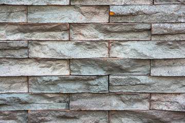 Background of natural stone tiles, marble brick wall