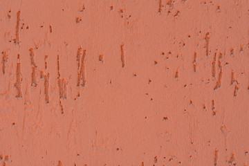 Orange painted stucco wall