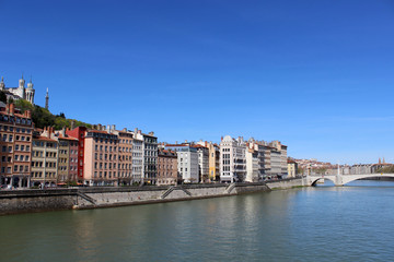 Naklejka na ściany i meble view of Lyon