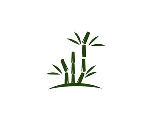 bamboo ilustration logo vector
