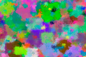 Random square & rectangle shape, digital generative art for web page. Bubble, color, cover & artwork.