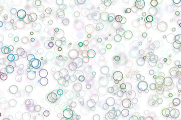 Abstract embossed & random circle, ellipse or bubble shape. Brushed, artwork, modern & drawing.