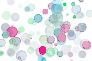 Abstract embossed & random circle, ellipse or bubble shape. Old, drawing, creative & floor.
