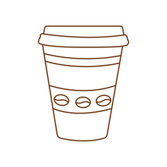 Outline coffee symbol