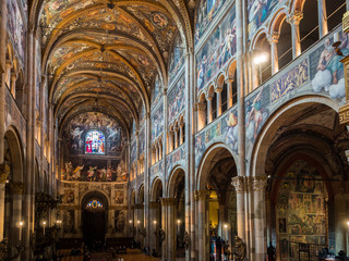 The Cathedral of Santa Maria Assunta is famous for the beauty of its renaissance-style frescoes.