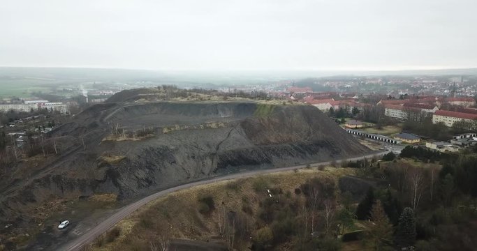 Bergbau Halde Mansfelder Land