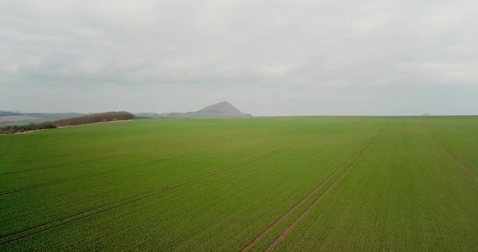 Bergbau Halde Mansfelder Land
