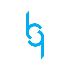 letter bq logo vector
