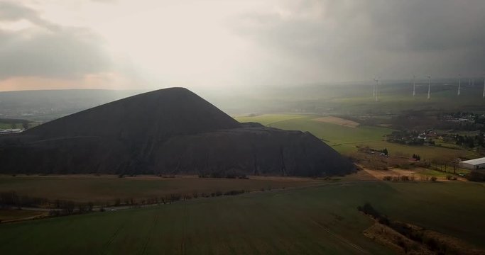 Bergbau Halde Mansfelder Land