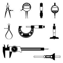 Set of precision measuring tools