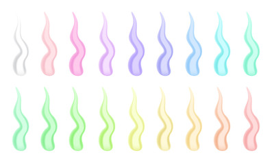 Vector icon White moisturizer and collagen Foam Cream Mousse Soap Lotion