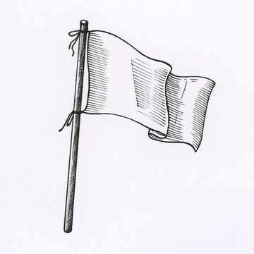 Brazilian flag drawing design Royalty Free Vector Image