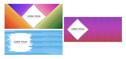 packaging set . graphic and label of product template . pattern vector / nature version / background