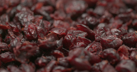 Dried red cranberry