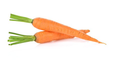 carrot on white background