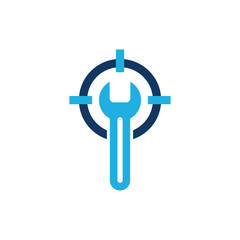 Fix Target Logo Icon Design