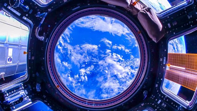 Planet Earth seen from the International Space Station over the earth, Time Lapse 4K. Images courtesy of NASA Johnson Space Center