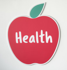 Good health fresh apple icon