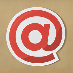 At online internet symbol icon