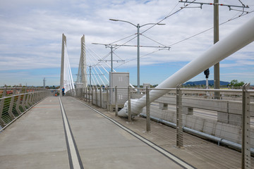 Scenery of Tilikum Crossing, Bridge in Portland