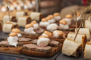 catering food sandwiches