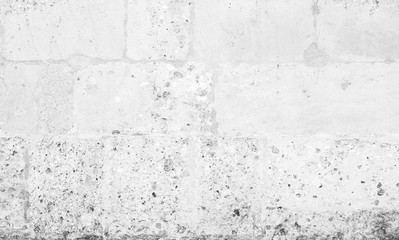 White stone wall, closeup background texture