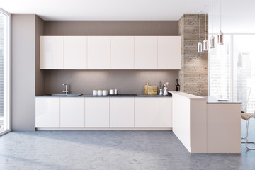 White kitchen interior