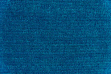 Dark blue velvet background texture