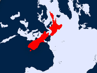 Map of New Zealand