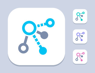 Circle Network - Bright Icons. A professional, pixel-perfect icon
