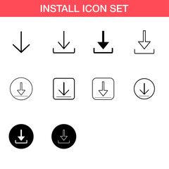 Download vector icon