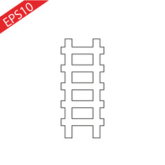 Ladder icon. Isolated staircase and ladder icon line style. Premium quality staircase  symbol drawing ladder concept for your logo web mobile app UI design.