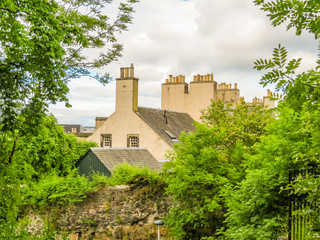 Fototapeta na wymiar Rooftop View of the Edinburgh from Calton Hill, Scotland, UK
