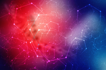 3d render of dna structure, abstract background