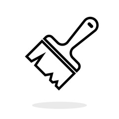 Paint brush vector icon
