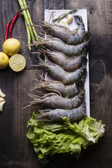 Raw Tiger Prawns