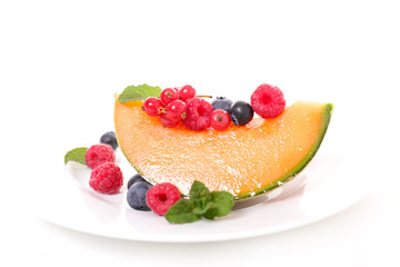 melon and fruits