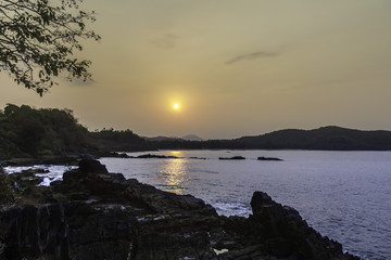 Sunrise over the bay